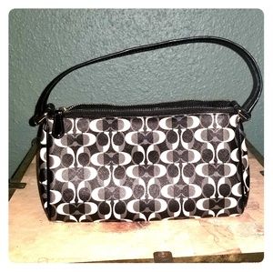 A small Coach purse